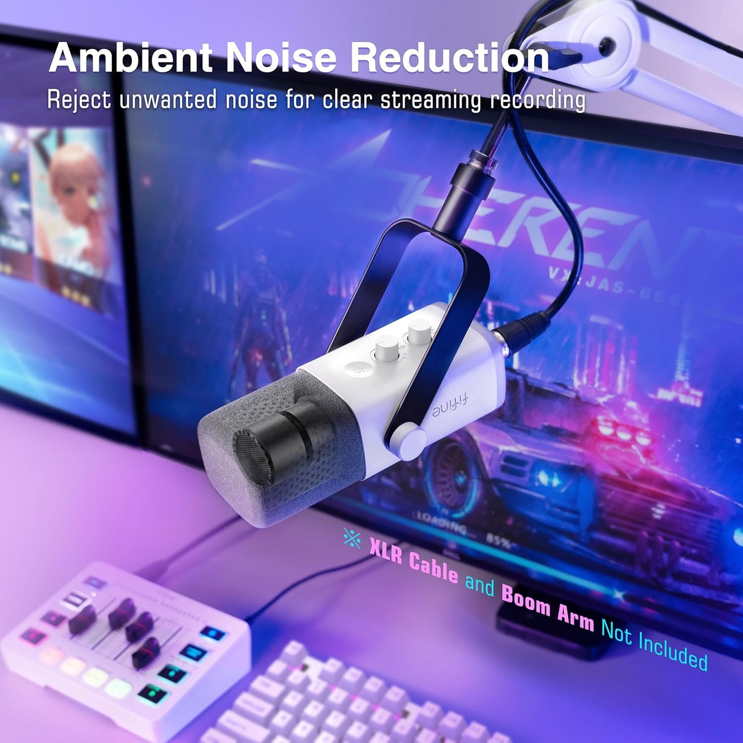 Premium Dual USB/XLR Gaming Microphone