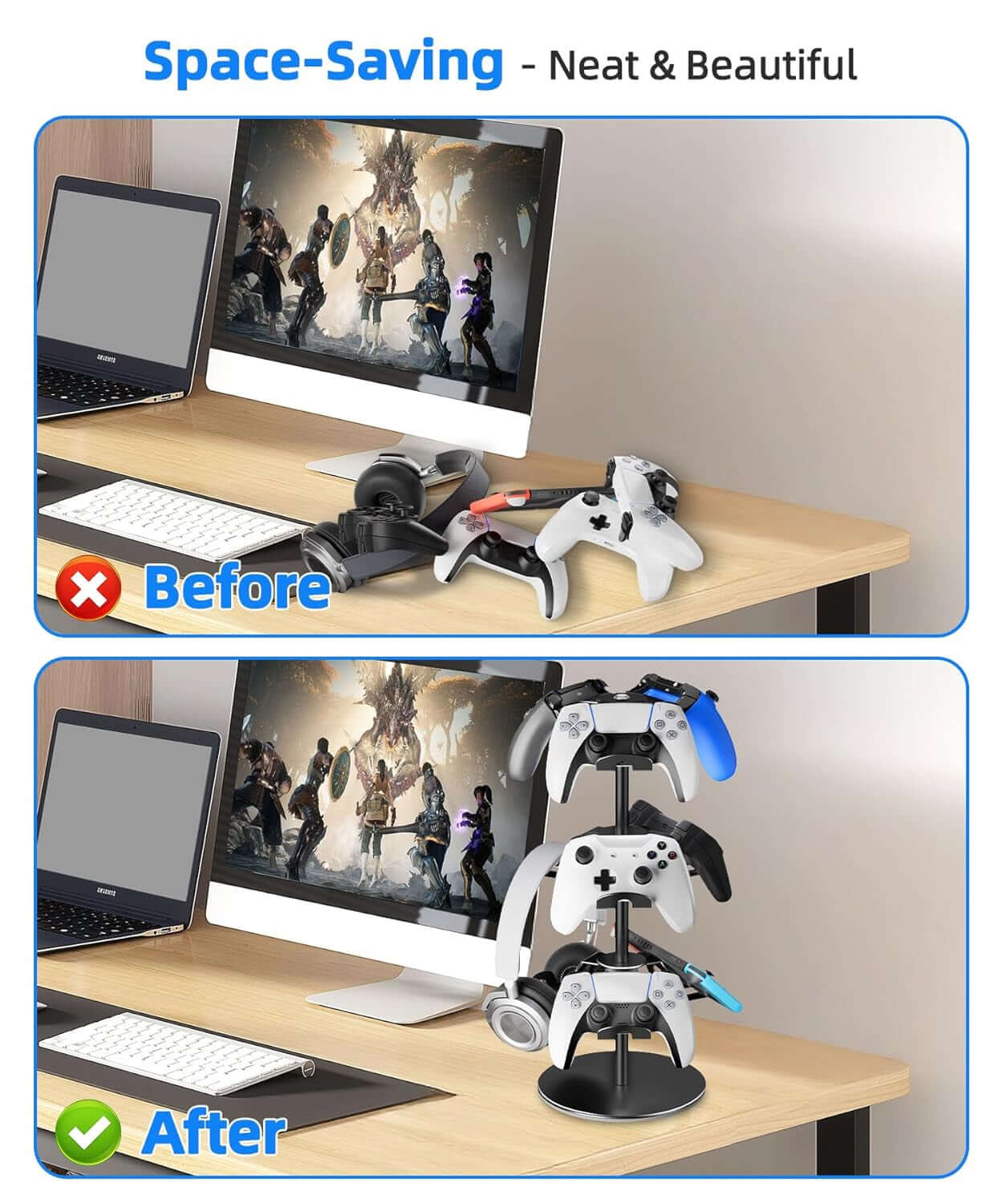 Premium Aluminum Alloy Gamepad Stand