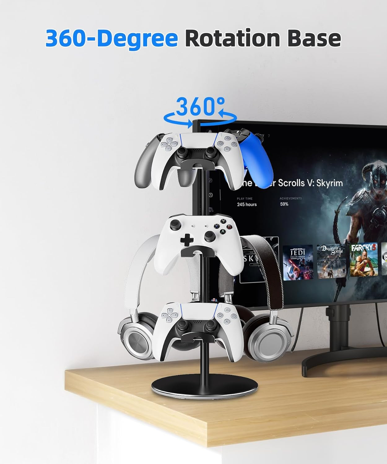 Premium Aluminum Alloy Gamepad Stand